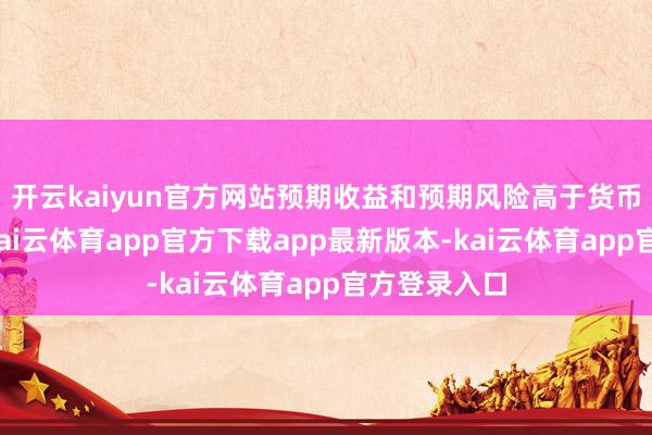 开云kaiyun官方网站预期收益和预期风险高于货币市集基金-kai云体育app官方下载app最新版本-kai云体育app官方登录入口